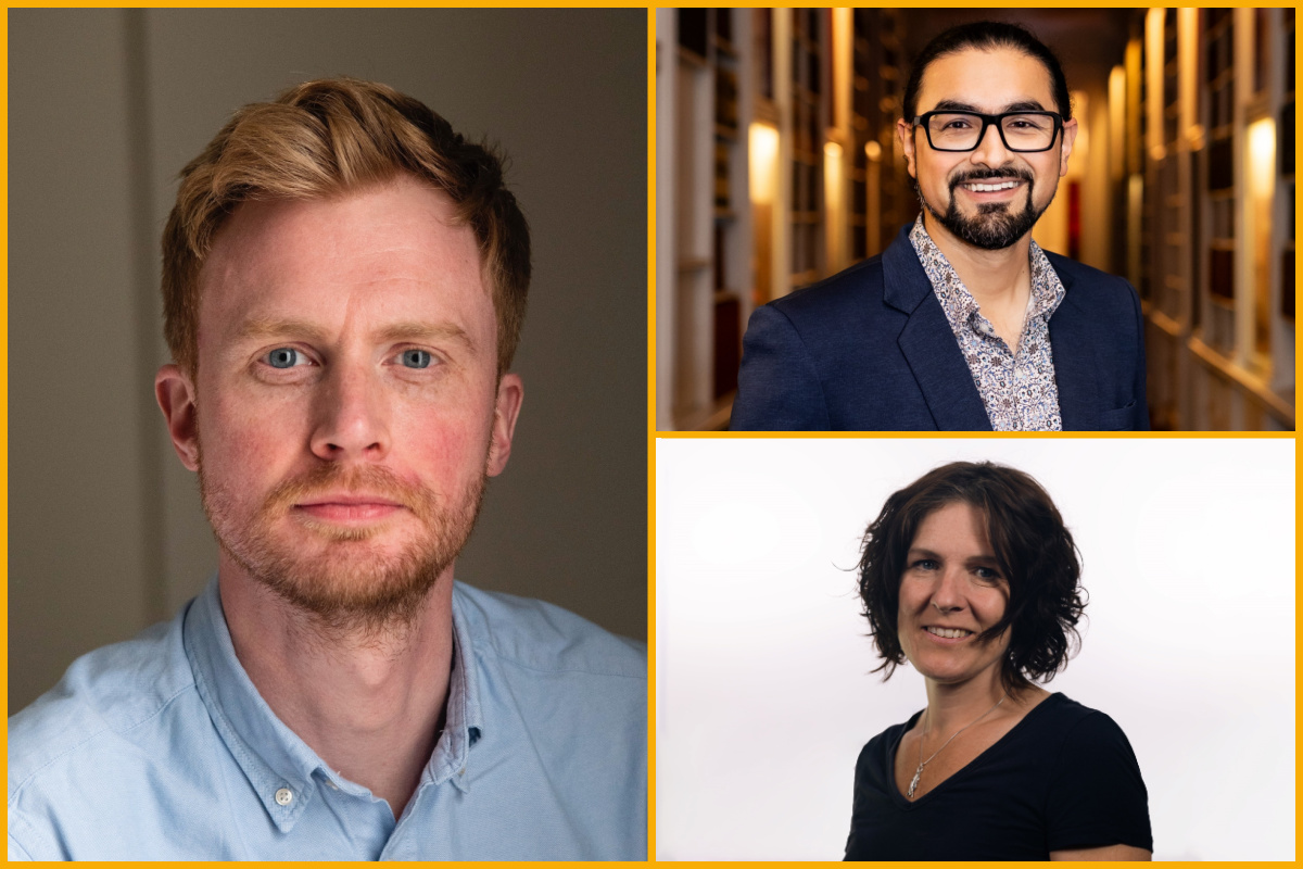 Collage (left to right) Adam Kucharski, Akshat Rathi by Sofia Yang Martinez, Tammy Horton